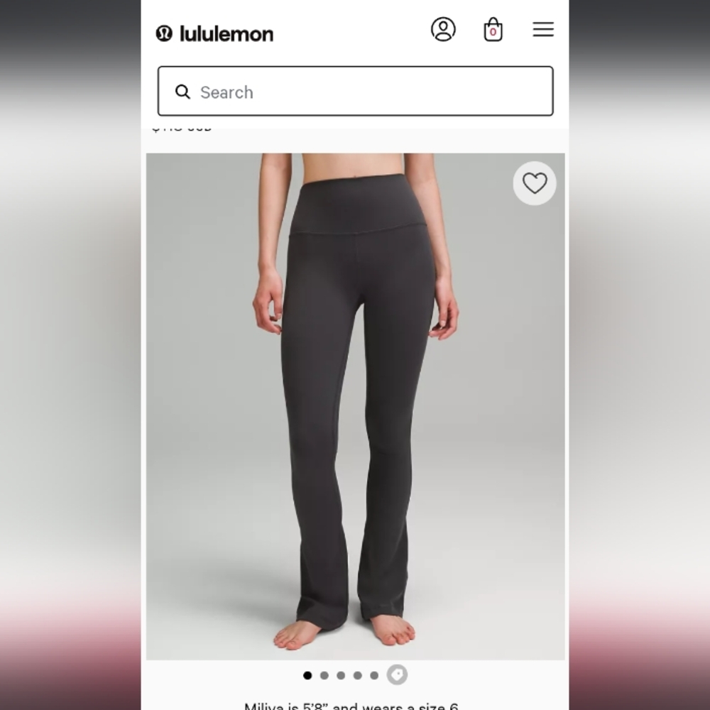 Lululemon 28" Wide Leg pants